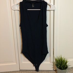 Forever 21 Navy Blue Bodysuit